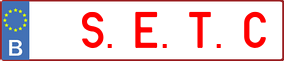Truck License Plate